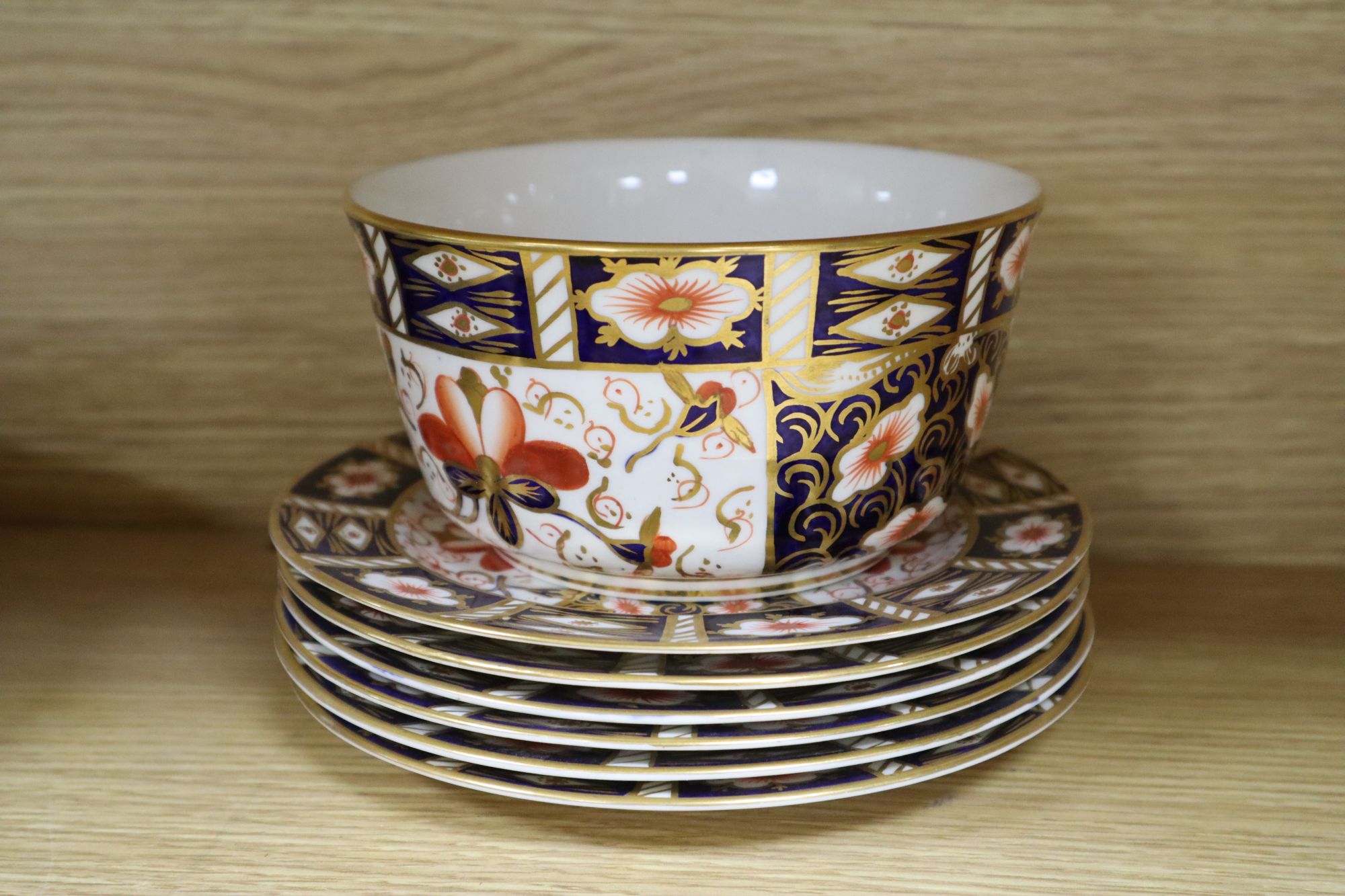 A Royal Crown Derby part tea service